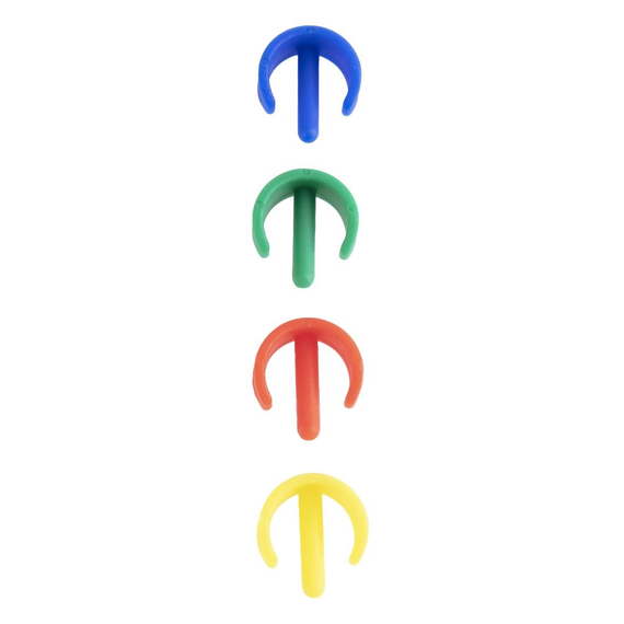 Jantex Clipex Stiel mit Farbclips 137cm 2 Jantex Clipex Stiel mit Farbclips 137cm