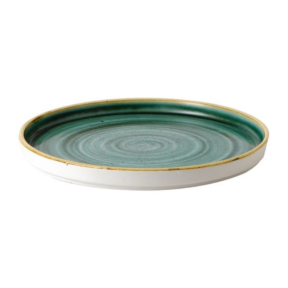 Steinguss-Platte mit grünen Wänden, Samphire, 8 1/4 Zoll (6 Stück) 1 Steinguss-Platte mit grünen Wänden, Samphire, 8 1/4 Zoll (6 Stück)