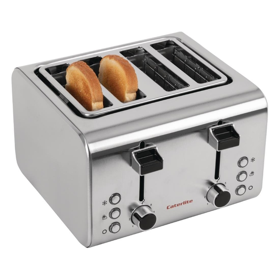 Caterlite 4-Schlitz Toaster Edelstahl Caterlite 4-Schlitz Toaster Edelstahl