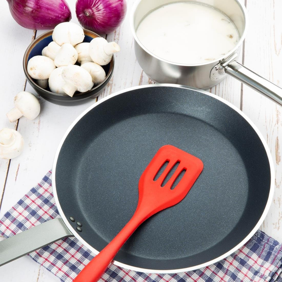 Vogue Platinum Plus Anodisiertes Aluminium Antihaft-Teflon Crepe-Pfanne 30cm 3 Vogue Platinum Plus Anodisiertes Aluminium Antihaft-Teflon Crepe-Pfanne 30cm