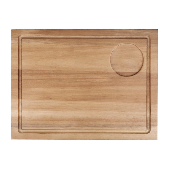 Olympia Steakbrett Akazienholz mit Aussparung 31 x 24cm Olympia Steakbrett Akazienholz mit Aussparung 31 x 24cm