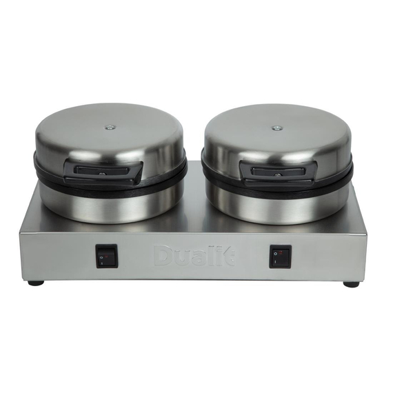 Dualit doppeltes Waffeleisen 74002 Dualit doppeltes Waffeleisen 74002