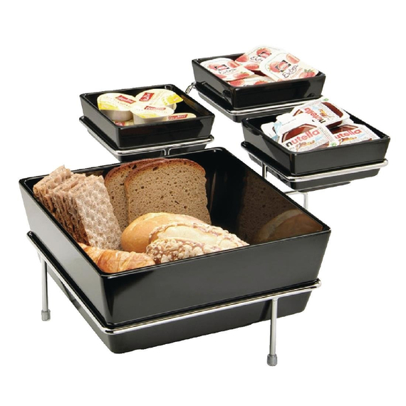 APS Float quadratische Schale schwarz 19cm APS Float quadratische Schale schwarz 19cm