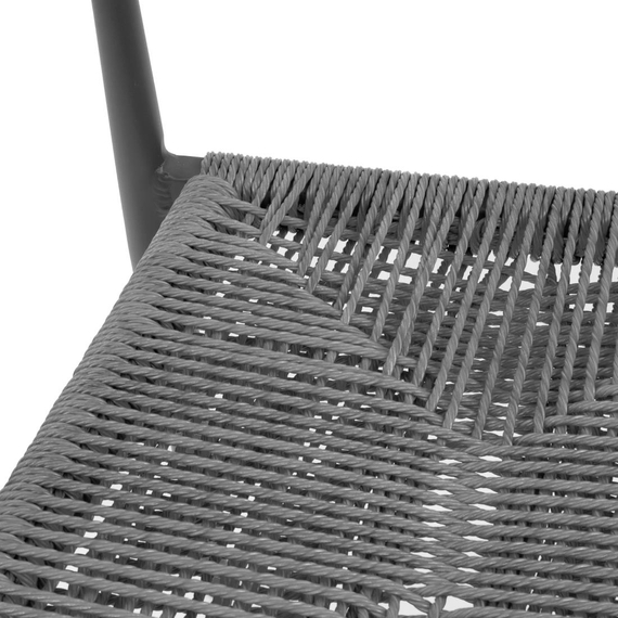 Bolero Eden PE Twist Rattan Outdoor Barhocker Charcoal (2 Stück) 3 Bolero Eden PE Twist Rattan Outdoor Barhocker Charcoal (2 Stück)