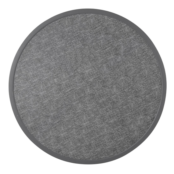 Runde Bolero-Tischplatte aus Glasfaser, gebürstet schwarz, 580 mm 1 Runde Bolero-Tischplatte aus Glasfaser, gebürstet schwarz, 580 mm