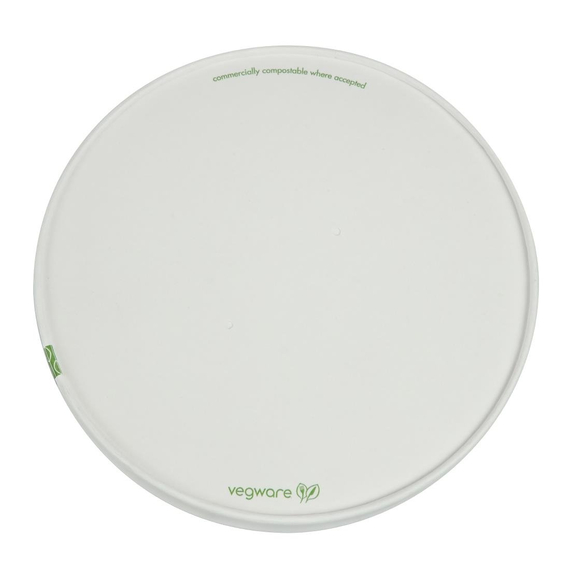 Kompostierbare Deckel der Vegware 185-Serie (300 Stück) 2 Kompostierbare Deckel der Vegware 185-Serie (300 Stück)