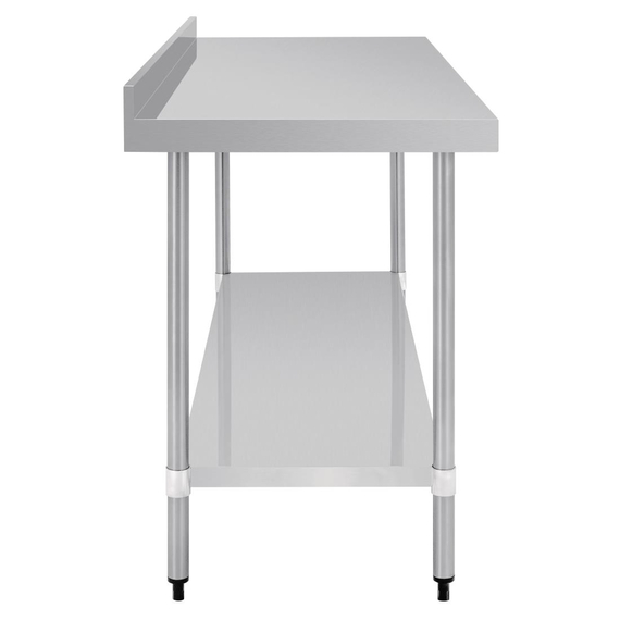 Vogue Arbeitstisch mit Aufkantung und Regalboden 180 x 70cm 5 Vogue Arbeitstisch mit Aufkantung und Regalboden 180 x 70cm