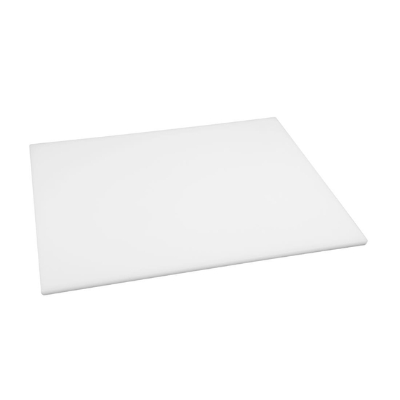 Hygiplas Schneidebrett aus weißem Niedrigdichte-Polyethylen Standard 450x300x12mm Hygiplas Schneidebrett aus weißem Niedrigdichte-Polyethylen Standard 450x300x12mm