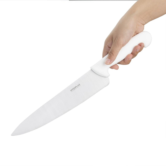 Hygiplas Kochmesser 25cm weiß 1 Hygiplas Kochmesser 25cm weiß