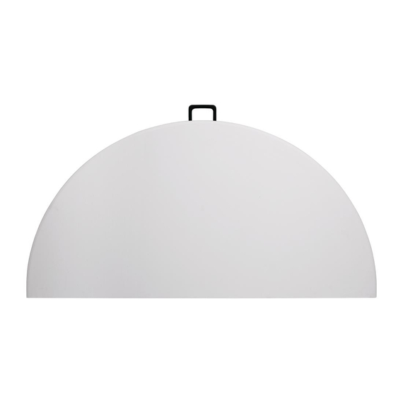 Bolero runder Klapptisch weiß 153cm 1 Bolero runder Klapptisch weiß 153cm