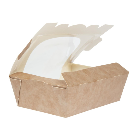 Colpac Zest Kompostierbare Salatboxen mit Sichtfenster 825ml (250 Stück) 5 Colpac Zest Kompostierbare Salatboxen mit Sichtfenster 825ml (250 Stück)