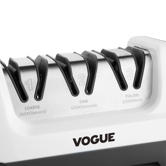Vogue Dreistufiger elektrischer Messerschärfer 4 Vogue Dreistufiger elektrischer Messerschärfer