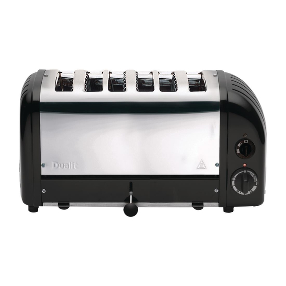 Dualit Toaster 60145 schwarz 6 Schlitze 1 Dualit Toaster 60145 schwarz 6 Schlitze