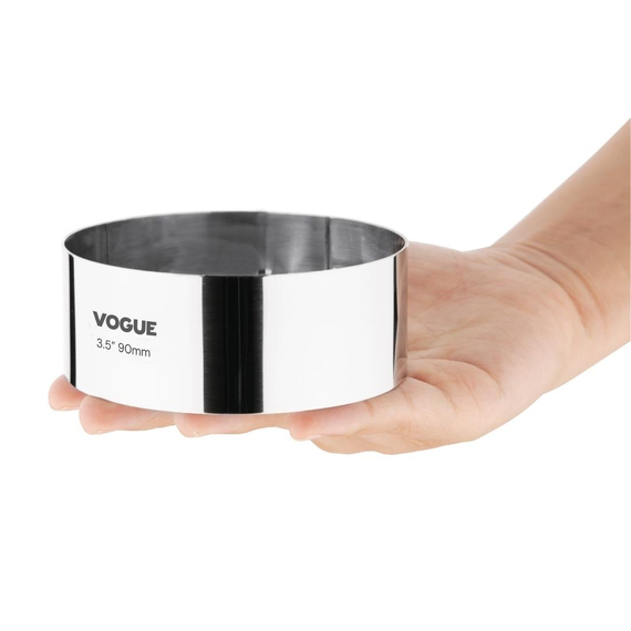 Vogue Moussering Edelstahl 3,5 x 9cm 2 Vogue Moussering Edelstahl 3,5 x 9cm