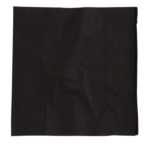 Cocktailservietten schwarz 25cm (2000 Stück) 1 Cocktailservietten schwarz 25cm (2000 Stück)
