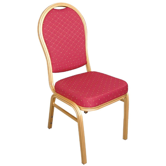 Bolero Bankettstühle mit runder Lehne rot (4 Stück) Bolero Bankettstühle mit runder Lehne rot (4 Stück)
