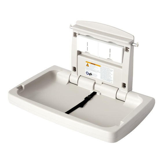 Rubbermaid horizontaler Wickeltisch 2 Rubbermaid horizontaler Wickeltisch