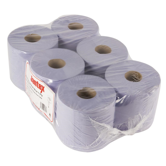Jantex Handtuchrollen für Innenabrollung blau 1-lagig (6 Stück) 5 Jantex Handtuchrollen für Innenabrollung blau 1-lagig (6 Stück)