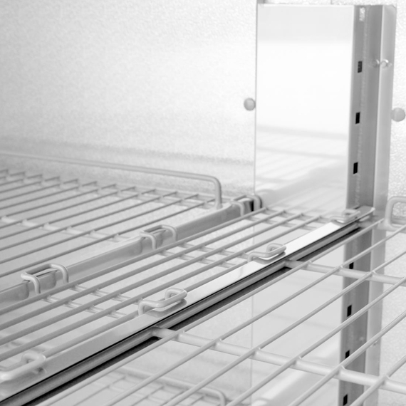 Polar Serie G Gefrierschrank Edelstahl mit geteilten Türen 1200L 7 Polar Serie G Gefrierschrank Edelstahl mit geteilten Türen 1200L