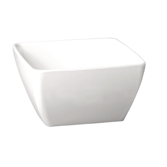 APS Pure quadratische Melaminschale weiß 12,5cm 1 APS Pure quadratische Melaminschale weiß 12,5cm