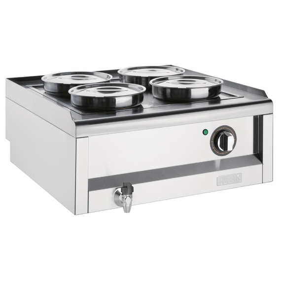 Buffalo 600 Serie 4 Topf Bain Marie Buffalo 600 Serie 4 Topf Bain Marie