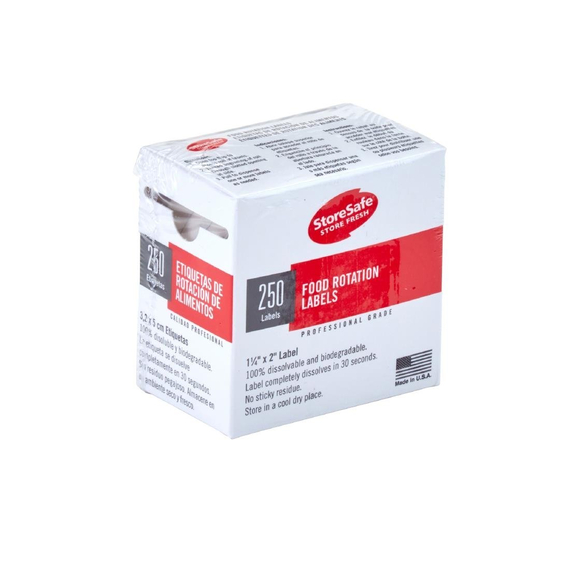 Cambro StoreSafe Food Rotation Halbformat Etiketten 24x 250 Blatt Cambro StoreSafe Food Rotation Halbformat Etiketten 24x 250 Blatt