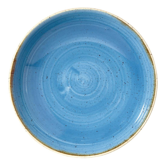 Churchill Stonecast, runde Coupe-Schüssel, Kornblumenblau, 184 mm, (12 Stück) Churchill Stonecast, runde Coupe-Schüssel, Kornblumenblau, 184 mm, (12 Stück)