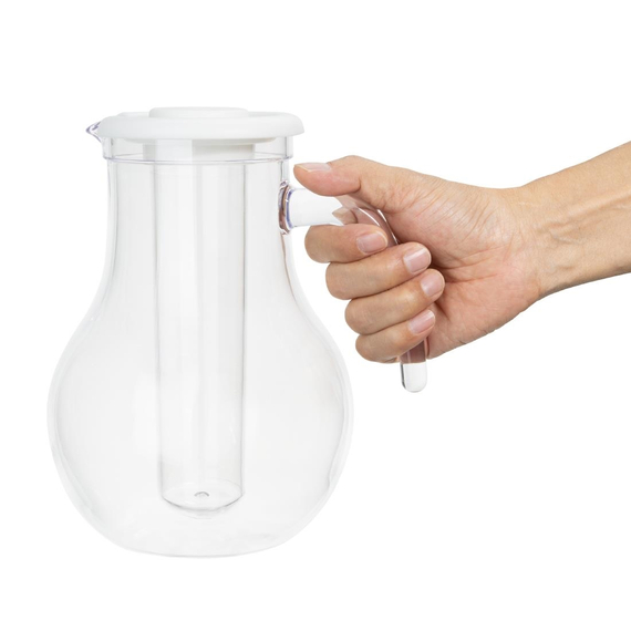 Olympia Kristallon Krug mit Kühlrohr Polycarbonat schlicht 1600ml 1 Olympia Kristallon Krug mit Kühlrohr Polycarbonat schlicht 1600ml