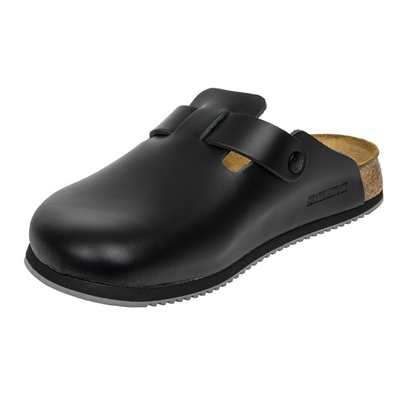 Birkenstock Boston Super Grip Clogs schwarz Größe 44 5 Birkenstock Boston Super Grip Clogs schwarz Größe 44
