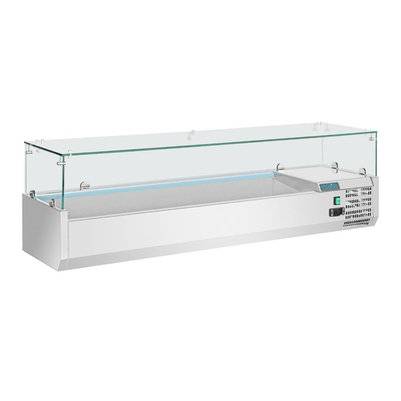 Polar Serie G Aufsatzkühlvitrine für 5x GN1/3 und 1x GN1/2 2 Polar Serie G Aufsatzkühlvitrine für 5x GN1/3 und 1x GN1/2