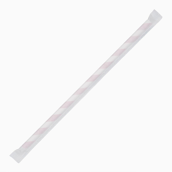 Fiesta Compostable kompostierbare einzeln verpackte Papierstrohhalme 21cm rot-weiß (250 Stück) Fiesta Compostable kompostierbare einzeln verpackte Papierstrohhalme 21cm rot-weiß (250 Stück)
