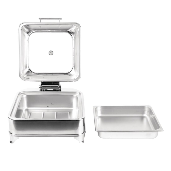 Olympia Elektrischer Chafing-Dish quadratisch 6 Olympia Elektrischer Chafing-Dish quadratisch