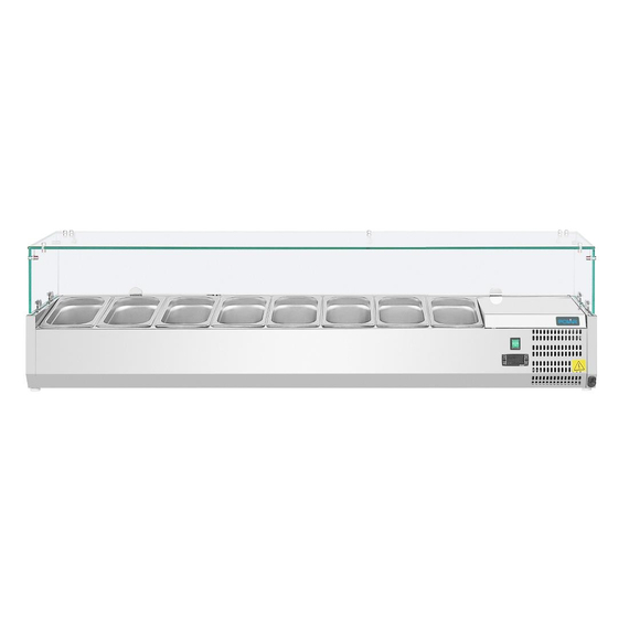 Polar Serie G Aufsatzkühlvitrine für 8x GN1/3 1 Polar Serie G Aufsatzkühlvitrine für 8x GN1/3