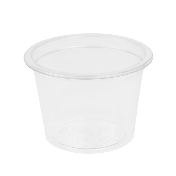 Vegware kompostierbarer runder Deli Becher 28ml (5000 Stück) 1 Vegware kompostierbarer runder Deli Becher 28ml (5000 Stück)