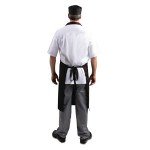 Whites Latzschürze schwarz