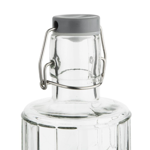 Olympia geo Glaswasserflasche mit Stöpsel 1 Liter (6 Stück) 2 Olympia geo Glaswasserflasche mit Stöpsel 1 Liter (6 Stück)