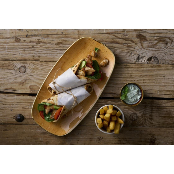 Churchill Stonecast Tangerine Chefs' Oblong Plate No. 3 (12 Stück) (298 x 153mm) 2 Churchill Stonecast Tangerine Chefs' Oblong Plate No. 3 (12 Stück) (298 x 153mm)