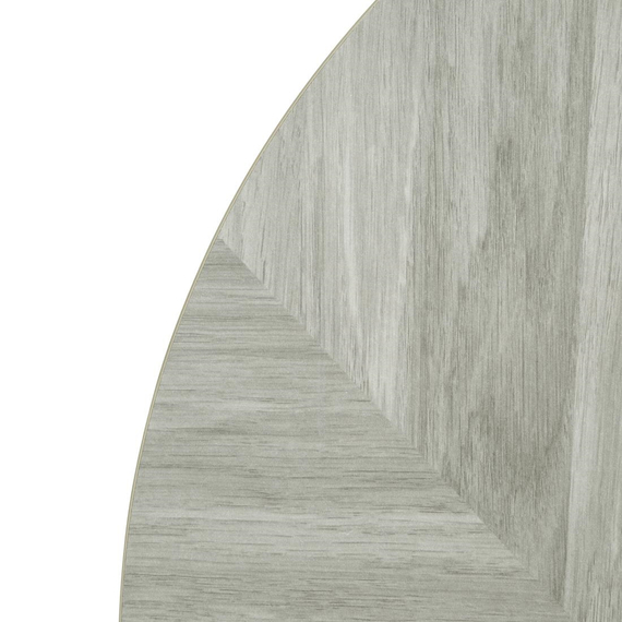 Bolero, vorgebohrte runde Tischplatte im Chevron-Design, 600 mm 2 Bolero, vorgebohrte runde Tischplatte im Chevron-Design, 600 mm