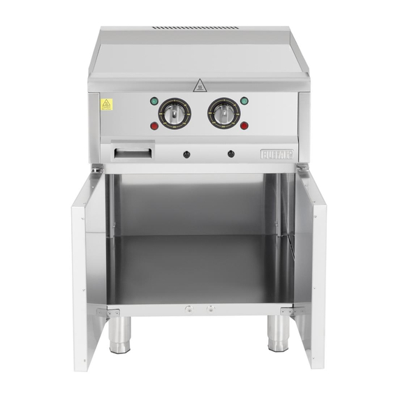 Buffalo 600 Serie freistehendes elektrisches Griddle 600mm 7 Buffalo 600 Serie freistehendes elektrisches Griddle 600mm