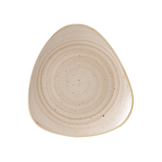 Churchill Stonecast Dreieckiger Teller, Muskatcreme, 311 mm, (6 Stück) 1 Churchill Stonecast Dreieckiger Teller, Muskatcreme, 311 mm, (6 Stück)