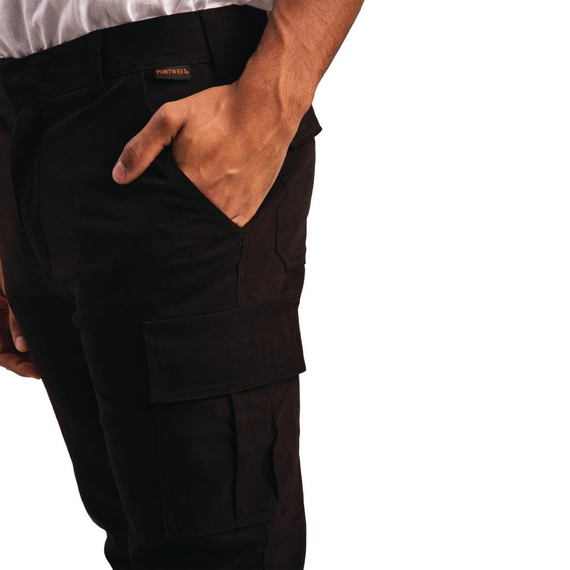 Stretch Slim Cargo Hose Schwarz 38 1 Stretch Slim Cargo Hose Schwarz 38