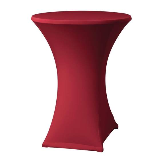 Tischhusse für Stehtische Samba D2 bordeauxrot 85cm Tischhusse für Stehtische Samba D2 bordeauxrot 85cm