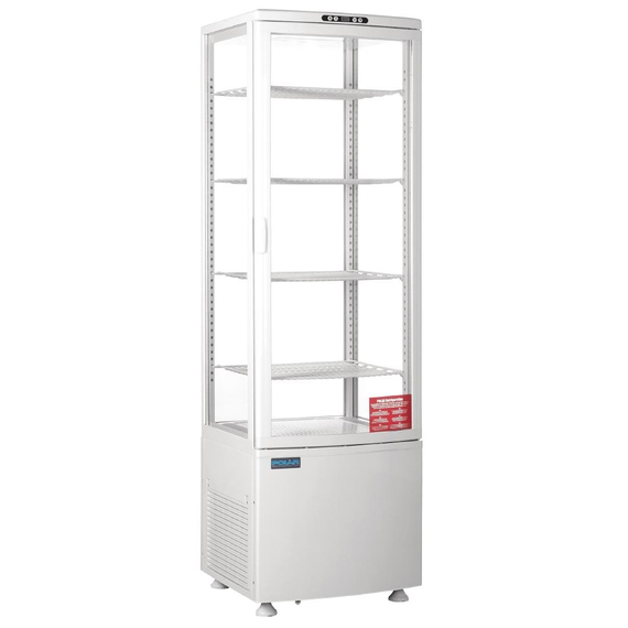 Polar C-Serie Energieeffizienter Kühlschrank mit gebogener Tür Weiß 235Ltr Polar C-Serie Energieeffizienter Kühlschrank mit gebogener Tür Weiß 235Ltr