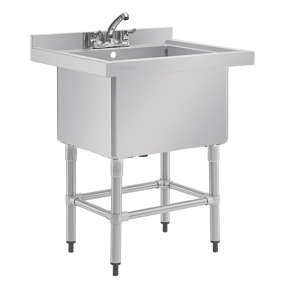 Vogue tiefer Spültisch 77cm lang 2 Vogue tiefer Spültisch 77cm lang