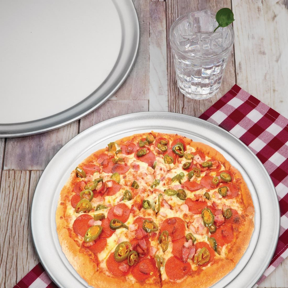Vogue Aluminium Pizzablech 35,5cm 5 Vogue Aluminium Pizzablech 35,5cm