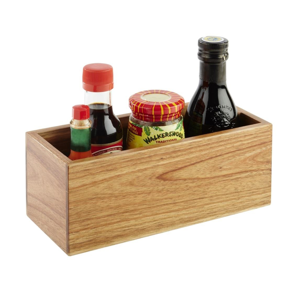 APS Table Caddy aus Akazienholz 10 x 23cm APS Table Caddy aus Akazienholz 10 x 23cm