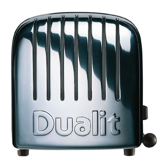 Dualit Toaster 40352 Chrom 4 Schlitze 2 Dualit Toaster 40352 Chrom 4 Schlitze