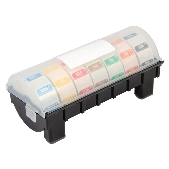 Hygiplas Etikettenset auflösbar 2,5cm mit Spender Hygiplas Etikettenset auflösbar 2,5cm mit Spender