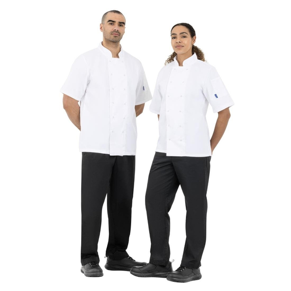 Whites Chefs Clothing Weiße Cargo-Hose M 2 Whites Chefs Clothing Weiße Cargo-Hose M