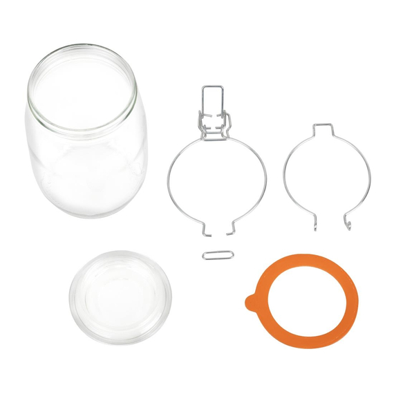 Vogue Clip-Top Vorratsglas 1000ml 5 Vogue Clip-Top Vorratsglas 1000ml